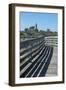 Florida, New Smyrna Beach, Smyrna Dunes Park, Boardwalk, Ponce Inlet Lighthouse-Jim Engelbrecht-Framed Photographic Print