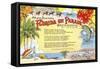 Florida on Parade, Lyrics-null-Framed Stretched Canvas