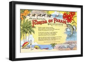 Florida on Parade, Lyrics-null-Framed Art Print