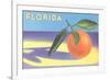 Florida Orange-null-Framed Premium Giclee Print