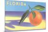 Florida Orange-null-Mounted Premium Giclee Print