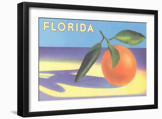 Florida Orange-null-Framed Art Print