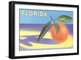 Florida Orange-null-Framed Art Print