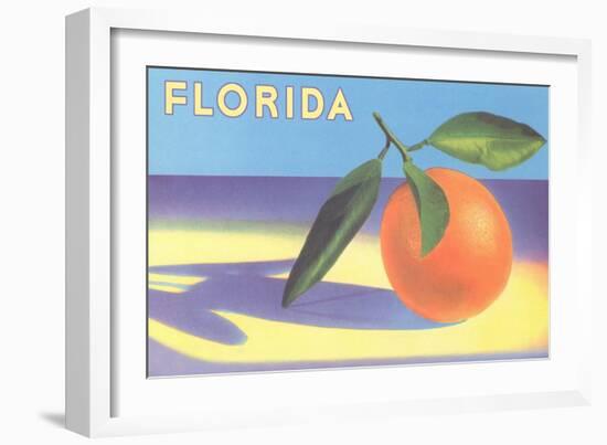 Florida Orange-null-Framed Art Print