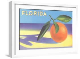 Florida Orange-null-Framed Art Print