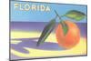 Florida Orange-null-Mounted Art Print