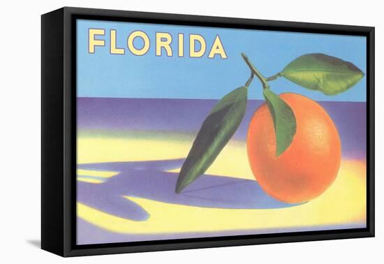 Florida Orange-null-Framed Stretched Canvas