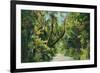 Florida - Overgrown Vegetation Scene-Lantern Press-Framed Art Print