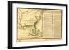 Florida - Panoramic Map-Lantern Press-Framed Art Print