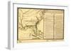 Florida - Panoramic Map-Lantern Press-Framed Art Print