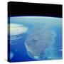 Florida Peninsula Seen From Space Shuttle-null-Stretched Canvas