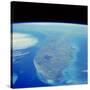 Florida Peninsula Seen From Space Shuttle-null-Stretched Canvas