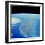 Florida Peninsula Seen From Space Shuttle-null-Framed Premium Photographic Print