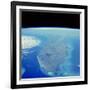 Florida Peninsula Seen From Space Shuttle-null-Framed Photographic Print