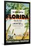 Florida, Pennsylvania Railroad Poster-null-Framed Giclee Print