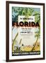 Florida, Pennsylvania Railroad Poster-null-Framed Giclee Print