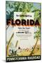 Florida, Pennsylvania Railroad Poster-null-Mounted Giclee Print