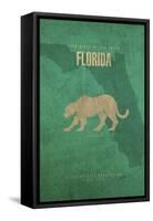 Florida Poster-David Bowman-Framed Stretched Canvas