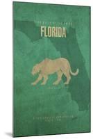 Florida Poster-David Bowman-Mounted Giclee Print