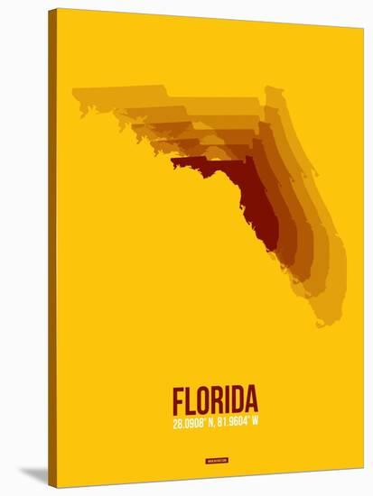 Florida Radiant Map 3-NaxArt-Stretched Canvas