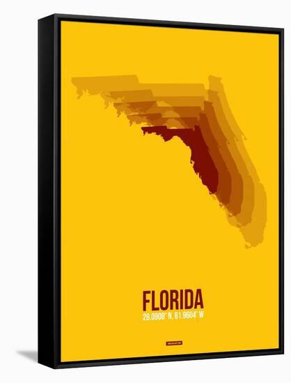 Florida Radiant Map 3-NaxArt-Framed Stretched Canvas