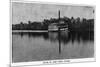Florida - Riverboat on St. John's River-Lantern Press-Mounted Art Print