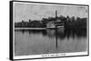 Florida - Riverboat on St. John's River-Lantern Press-Framed Stretched Canvas