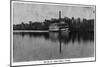 Florida - Riverboat on St. John's River-Lantern Press-Mounted Art Print