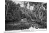 Florida - Riverboat on the Tomoka River-Lantern Press-Mounted Art Print