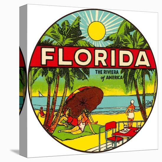 Florida, Riviera of America-null-Stretched Canvas