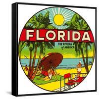 Florida, Riviera of America-null-Framed Stretched Canvas