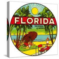Florida, Riviera of America-null-Stretched Canvas