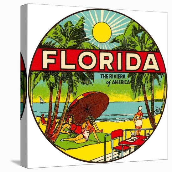 Florida, Riviera of America-null-Stretched Canvas