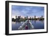 Florida, Saint Petersburg, Skyline, Tampa Bay, Pier, Pinellas County-John Coletti-Framed Photographic Print