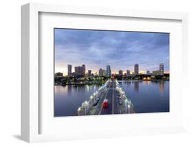 Florida, Saint Petersburg, Skyline, Tampa Bay, Pier, Pinellas County-John Coletti-Framed Photographic Print