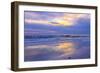 Florida, Sarasota, Crescent Beach, Siesta Key, Sunset over Ocean-Bernard Friel-Framed Photographic Print