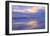 Florida, Sarasota, Crescent Beach, Siesta Key, Sunset over Ocean-Bernard Friel-Framed Photographic Print