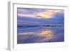 Florida, Sarasota, Crescent Beach, Siesta Key, Sunset over Ocean-Bernard Friel-Framed Photographic Print