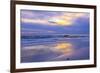 Florida, Sarasota, Crescent Beach, Siesta Key, Sunset over Ocean-Bernard Friel-Framed Photographic Print