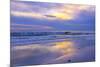 Florida, Sarasota, Crescent Beach, Siesta Key, Sunset over Ocean-Bernard Friel-Mounted Photographic Print