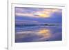 Florida, Sarasota, Crescent Beach, Siesta Key, Sunset over Ocean-Bernard Friel-Framed Photographic Print