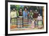 Florida - Seminole Indian Ladies-Lantern Press-Framed Premium Giclee Print