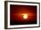 Florida, Siesta Key, Crescent Beach, Ball of Fire in a Red Sunset-Bernard Friel-Framed Photographic Print