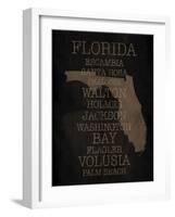 Florida Silo-Jace Grey-Framed Art Print