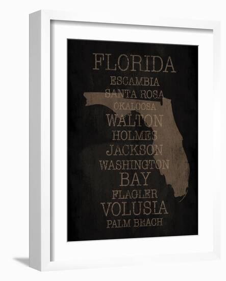 Florida Silo-Jace Grey-Framed Art Print