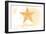Florida - Starfish - Yellow - Coastal Icon-Lantern Press-Framed Art Print
