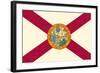 Florida State Flag-Lantern Press-Framed Art Print