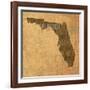 Florida State Words-David Bowman-Framed Giclee Print