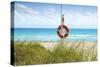 Florida, Surfside, Miami Beach, North Miami Beach, Lifeguard Buoy-John Coletti-Stretched Canvas
