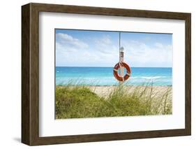 Florida, Surfside, Miami Beach, North Miami Beach, Lifeguard Buoy-John Coletti-Framed Photographic Print